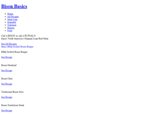 Tablet Screenshot of bisonbasics.com